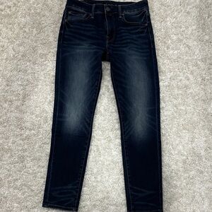 American Eagle Outfitters Men's Deep Indigo Skinny Jeans